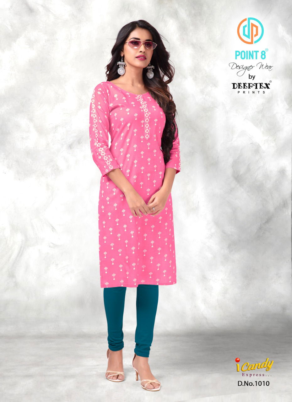 Deeptex I Candy Express Latest Ethnic Wear Pure Cotton Kurti Collection